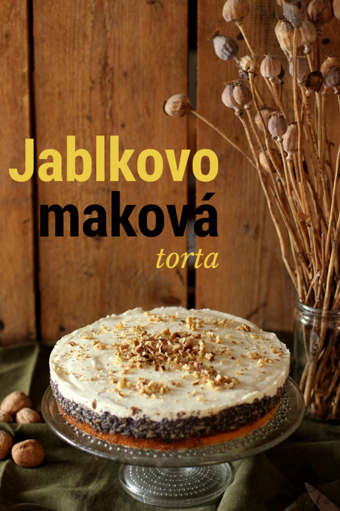 Jablkovo-maková torta