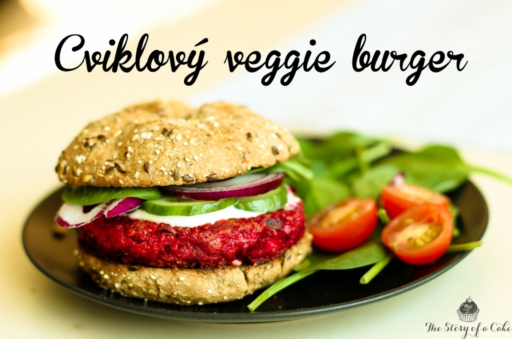 Cviklový veggie burger