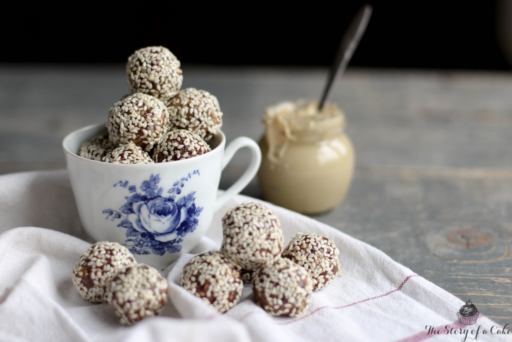 Tahini raw guličky