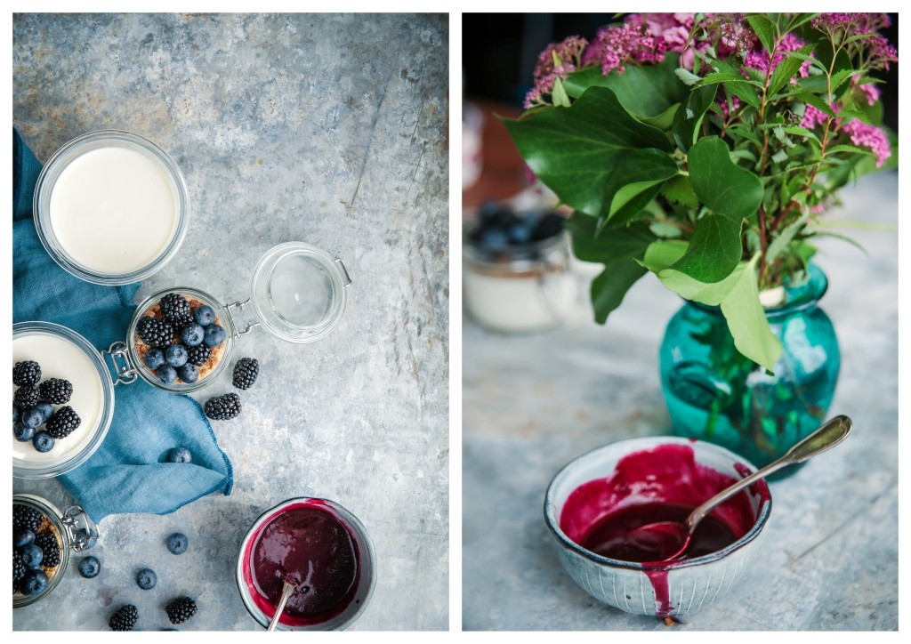 Ľahká panna cotta s gréckym jogurtom