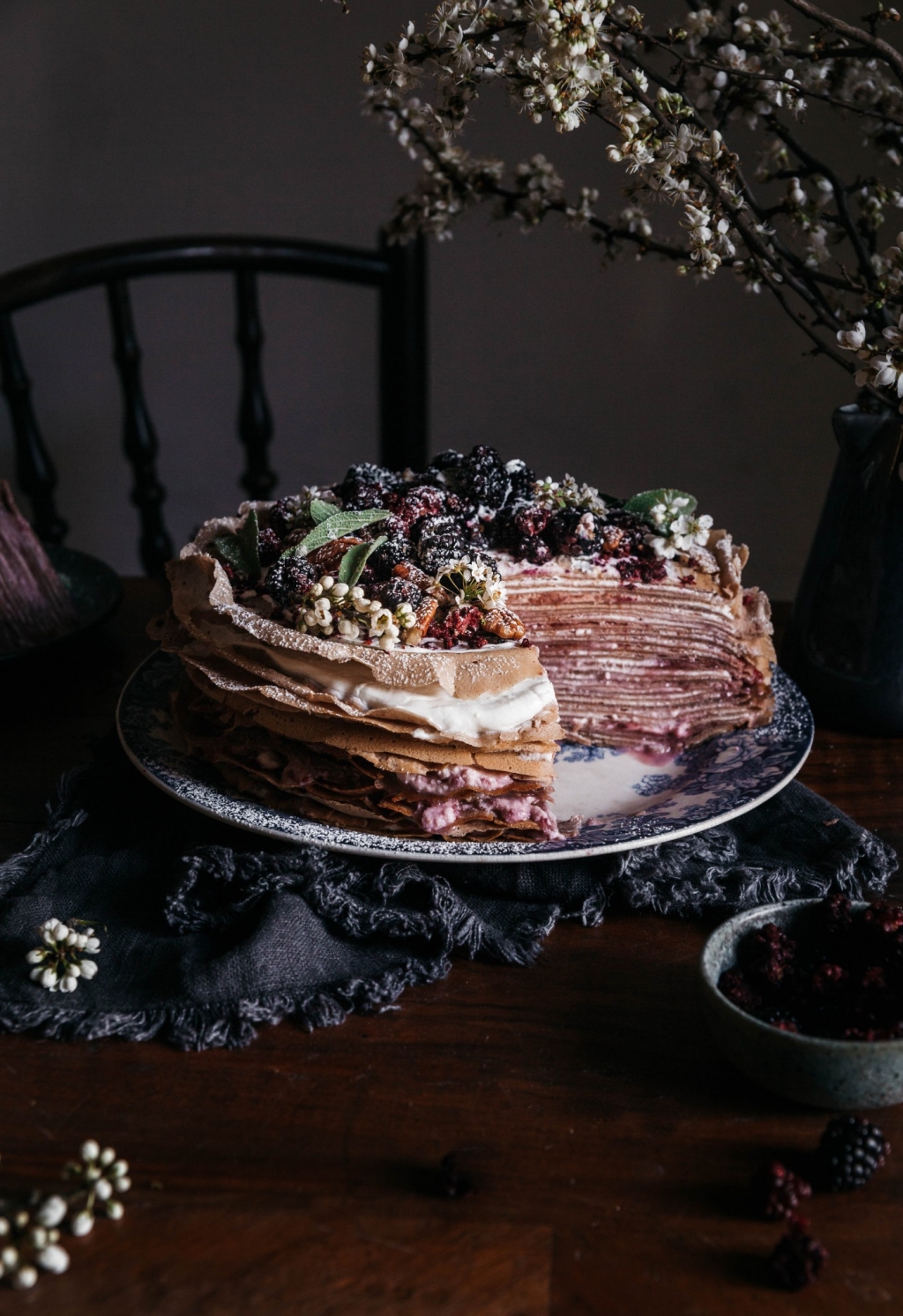 Palacinková torta z pohánkovej múky